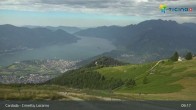 Archiv Foto Webcam Lago Maggiore: Cardada Bergstation 08:00