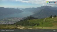 Archiv Foto Webcam Lago Maggiore: Cardada Bergstation 10:00