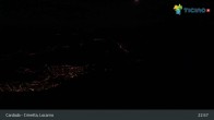 Archiv Foto Webcam Lago Maggiore: Cardada Bergstation 00:00