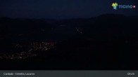 Archiv Foto Webcam Lago Maggiore: Cardada Bergstation 04:00