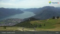 Archiv Foto Webcam Lago Maggiore: Cardada Bergstation 12:00