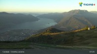 Archiv Foto Webcam Lago Maggiore: Cardada Bergstation 06:00
