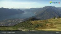 Archiv Foto Webcam Lago Maggiore: Cardada Bergstation 08:00