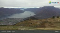 Archiv Foto Webcam Lago Maggiore: Cardada Bergstation 08:00