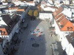 Archiv Foto Webcam Deggendorf mit Blick auf den oberen Stadtplatz 13:00
