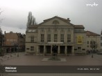 Archived image Webcam Weimar Theatre Square and German National Theatre 07:00