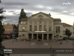 Archiv Foto Webcam Weimar: Theaterplatz und Deutsches Nationaltheater 17:00