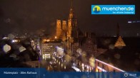 Archiv Foto Webcam Marienplatz München - Altes Rathaus 19:00