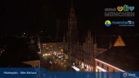Archived image Webcam Marienplatz Munich, Bavaria 19:00