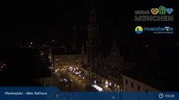 Archived image Webcam Marienplatz Munich, Bavaria 23:00