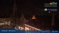 Archived image Webcam Marienplatz Munich, Bavaria 21:00