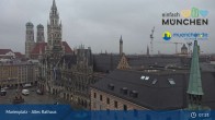 Archiv Foto Webcam Marienplatz München - Altes Rathaus 06:00
