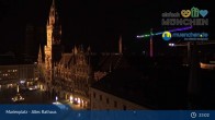 Archiv Foto Webcam Marienplatz München - Altes Rathaus 00:00