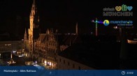 Archived image Webcam Marienplatz Munich, Bavaria 00:00