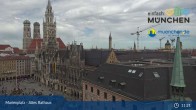 Archiv Foto Webcam Marienplatz München - Altes Rathaus 11:00