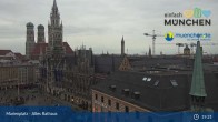 Archiv Foto Webcam Marienplatz München - Altes Rathaus 18:00