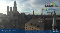 Archiv Foto Webcam Marienplatz München - Altes Rathaus 19:00