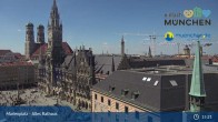 Archiv Foto Webcam Marienplatz München - Altes Rathaus 14:00