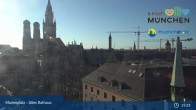 Archiv Foto Webcam Marienplatz München - Altes Rathaus 18:00