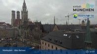 Archiv Foto Webcam Marienplatz München - Altes Rathaus 07:00