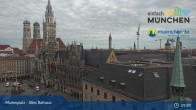 Archiv Foto Webcam Marienplatz München - Altes Rathaus 08:00