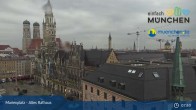 Archiv Foto Webcam Marienplatz München - Altes Rathaus 07:00