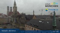 Archiv Foto Webcam Marienplatz München - Altes Rathaus 10:00