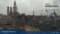 Archiv Foto Webcam Marienplatz München - Altes Rathaus 16:00