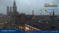 Archiv Foto Webcam Marienplatz München - Altes Rathaus 18:00