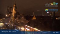 Archiv Foto Webcam Marienplatz München - Altes Rathaus 20:00