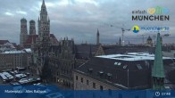 Archiv Foto Webcam Marienplatz München - Altes Rathaus 08:00