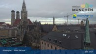 Archived image Webcam Marienplatz Munich, Bavaria 08:00