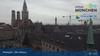 Archived image Webcam Marienplatz Munich, Bavaria 12:00