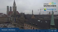 Archiv Foto Webcam Marienplatz München - Altes Rathaus 10:00