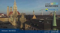 Archived image Webcam Marienplatz Munich, Bavaria 08:00