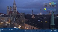 Archiv Foto Webcam Marienplatz München - Altes Rathaus 06:00