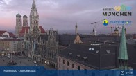 Archiv Foto Webcam Marienplatz München - Altes Rathaus 07:00