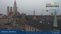 Archiv Foto Webcam Marienplatz München - Altes Rathaus 08:00