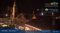 Archiv Foto Webcam Marienplatz München - Altes Rathaus 18:00