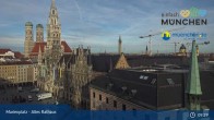 Archiv Foto Webcam Marienplatz München - Altes Rathaus 08:00