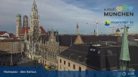 Archiv Foto Webcam Marienplatz München - Altes Rathaus 10:00