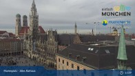 Archiv Foto Webcam Marienplatz München - Altes Rathaus 12:00