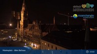 Archiv Foto Webcam Marienplatz München - Altes Rathaus 00:00