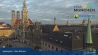 Archiv Foto Webcam Marienplatz München - Altes Rathaus 07:00