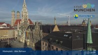 Archiv Foto Webcam Marienplatz München - Altes Rathaus 08:00