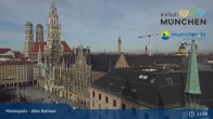 Archiv Foto Webcam Marienplatz München - Altes Rathaus 10:00