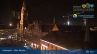 Archiv Foto Webcam Marienplatz München - Altes Rathaus 18:00