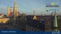 Archiv Foto Webcam Marienplatz München - Altes Rathaus 07:00