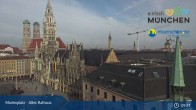 Archiv Foto Webcam Marienplatz München - Altes Rathaus 08:00