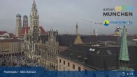 Archiv Foto Webcam Marienplatz München - Altes Rathaus 10:00